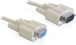 DeLOCK - Serielles Verl&auml;ngerungskabel - DB-9 (M) - bis - DB-9 (W) - 1,0m - beige - China (82984)