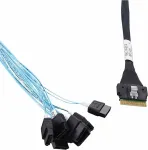 MICROCHIP Adaptec kaabel SFF8654-> 8xSATA sisemine 0,8m SlimSAS - SATA (RSL74-4874)
