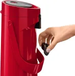 Emsa Ponza Pump-vacuum jug 1.9 L, red