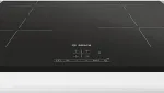 Pliidiplaat Bosch | Hob | PUE63KBB6E | Induction | Number of burners/cooking zones 4 | Touch | Timer | Black