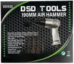 DSDTOOLS 190 mm pneumaatiline haamer &ndash; 3 500 l&ouml;&ouml;ki/min. DS1532