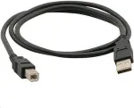 C-TECH USB A-B 1.8m 2.0, black