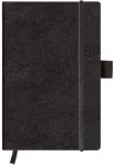Herlitz Notizbuch Classic Collection, A6, 96 Blatt 80 g-qm, holzfrei, liniert, Einband aus Kunstleder, schwarz (10789444)