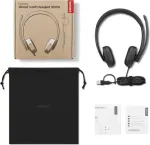 Lenovo Wired VoIP Headset 5000 (Teams) | Built-in microphone | USB Type-A, USB Type-C | Black