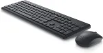 Klaviatuur Dell Keyboard and Mouse | KM3322W | Keyboard and Mouse Set | Wireless | Batteries included | Wireless connection | Ukrainian | Black