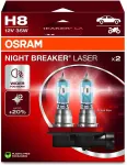 OSRAM Bulb H8 12V 35W PGJ19-1 Night Breaker Laser