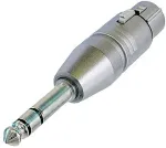 Neutrik NA3FP - Audio-Adapter - XLR3 (W) bis Stereo-Stecker (M) (NA3FP)