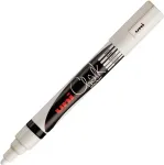 Uni-ball kriidimarker PWE-5M, 1,8-2,5 mm, 4 tk, valge