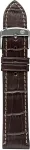 Zeppelin leather strap brown, 20 mm