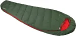 High Peak mummy sleeping bag Pak 1000 ECO (dark green/red)