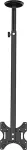 Vision Magic Techmount VFM-C2X2 - Befestigungskit (Deckenmontage) - ausziehbar - fr LCD-Display - Stahl - Schwarz - Bildschirmgre: 50.8-127 cm (20"-50")
