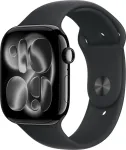 APPLE Watch Series 11 GPS + Cellular 46mm Jet Black Aluminium Case with Black Sport Band - S/M | Apple