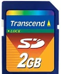 M&auml;lukaart TRANSCEND - Flash-Speicherkarte - 2GB - SD (TS2GSDC)