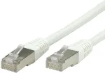 VALUE Patchkabel Kat.6 Class E S/FTP PiMF weiss 1m