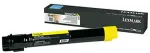 Tooner LEXMARK X950X2YG, 2400 pages, Laser, Yellow, X950de, X952de, X954de, 600 g, 73.5 x 456 x 70.5 mm