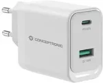 No name CONCEPTRONIC Ladeger&auml;t 2Port GaN USB-C/-A 45WPD3.0/PPS ws