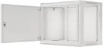 LANBERG RACK CABINET 19" FOR WALL MOUNTING 9U/600X450 FOR SELF-ASSEMBLY WITH METAL DOORS GREY