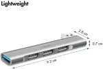Logilink USB 3.2 Gen1 Hub, 4-port, USB-A, 1x USB3.0 AF, 3x USB2.0 AF