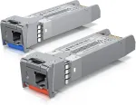 UBIQUITI NETWORKS Ubiquiti UACC-OM-SM-10G-S-2 -10G SFP+, SM Module, BiDi, Simplex LC UPC, 2-Pack