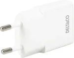 DELTACO USB-C seinalaadija, 1x USB-C PD 30 W, &otilde;huke, PPS, valge