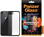 PANZERGLASS Kaitse&uuml;mbris ClearCase, Apple iPhone 7 / 8 / SE (2020/2022), l&auml;bipaistev musta &auml;&auml;rega,