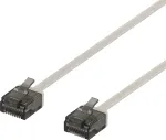 DELTACO U/UTP Cat6a patch-kaabel, lame, 0,5 m, 1 mm paksune, hall