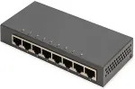 Digitus Switch 8-Port Gigabit Desktop, Unmanaged, Metallgeh.