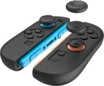 Noname iPega SW2083A Silicone JoyCon Controller Covers for Nintendo Switch 2 Black