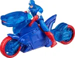 AVENGERS m&auml;ngukomplekt Kapten Ameerika, kilp ja ratas 10 cm