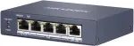 HIKVISION DS-3E0505HP-E network links Non-managed Gigabit Ethernet (10/100/1000) PoE support Blue