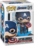 Funko POP! Vinyl figuur: Avengers: Endgame - Captain America w/Broken shield and Mj&ouml;lnir