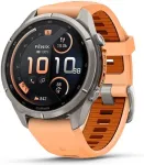 Garmin Fenix 9 Pro inReach 43mm AMOLED titanium hall + oranž rihm
