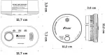 Kidde Carbon monoxide detector K5CO + smoke detector 2030-DSR3