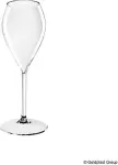 Gold Plast FLUTE, &scaron;ampanjaklaas,plastikust, l&auml;bipaistev, 249ml, 1 tk