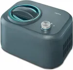 MEDION LIFE ice cream machine MD 10169 (black/stainless steel, for 1.00ml ice cream, 100 watts)