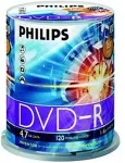Toorikud PHILIPS DM4S6B00F, DVD-R, 100 pc(s), 4.7 GB