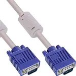 Inline S-VGA Kabel 15pol HD Stecker / Stecker beige 1.5m