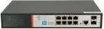 Extralink VICTOR | Switch PoE | 8x Gigabit PoE/PoE+, 2x SFP, 1x Port Konsolowy, 150W, Zarządzalny