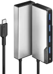 ALOGIC Fusion Swift USB-C 4-Port Hub Space Gray