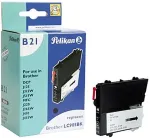 Tooner PELIKAN Tinte Brother B21 LC985 bk schwarz kompatibel