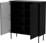 Cama MEBLE Cama 4D CORTINA chest of drawers 102x40x118 black