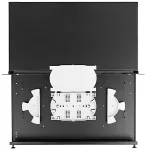LANBERG Fiber Optic Distribution Box 12XSC simplex/12XLC duplex rack 19 1U black + accessories