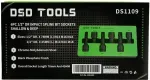 DSDTOOLS 1/2" PAVAROS SPLINE OTSAK&Auml;&Auml;RID, MADALAD JA S&Uuml;GAVAD, 6 TK. DS1109