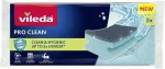 Vileda Pro Clean enzyme profiled scourer 3 pcs.