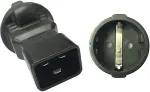 PREMIUMCORD Adapter IEC C20 M - SCHUKO CEE 7/3 F