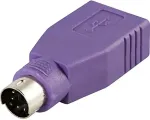 DELTACO Adapter PS/2 ma to USB fe for mouse & keyboard / USB-81