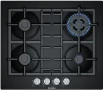 Pliidiplaat Bosch Serie 4 PNH6B6B90 hob Black Built-in 60 cm Gas 4 zone(s)