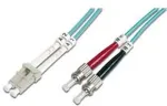 Digitus LWL Patchkabel LC -> ST 1.00m Multimode Duplex OM3