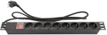 Alcasa Good Connections 19" PDU Steckdosenleiste 8-fach