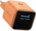 ANKER Charger Nano 45W, Smart Display, Orange